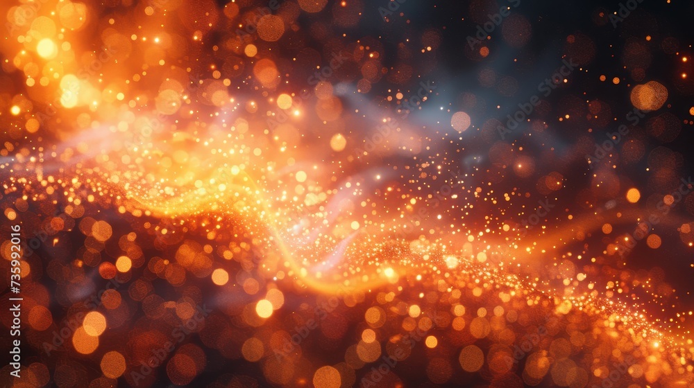 Poster particle-based animation effects