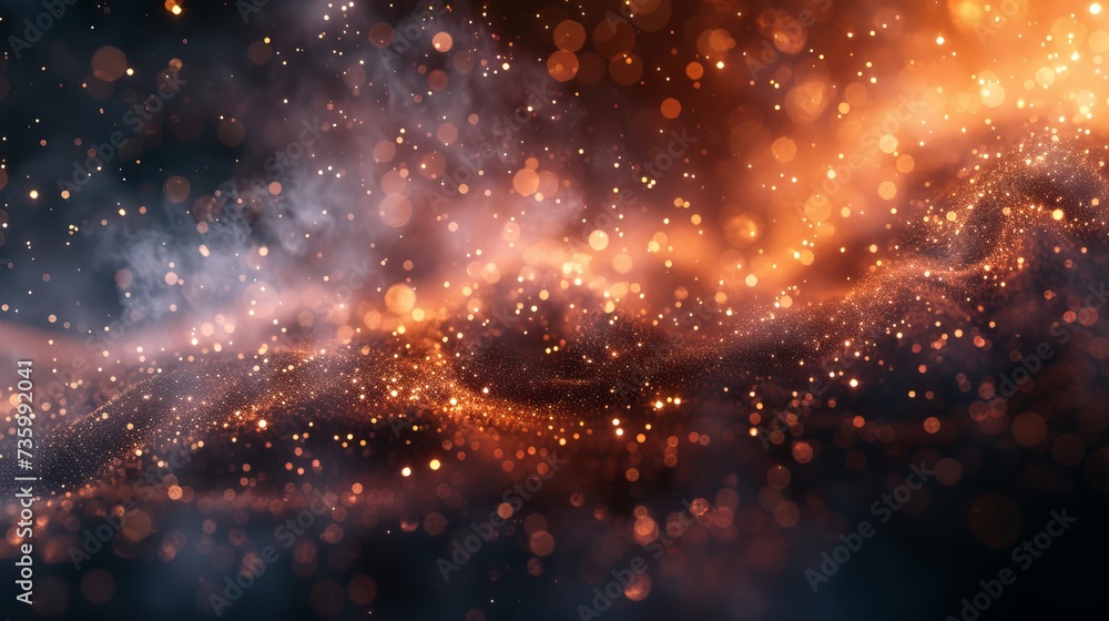 Poster particle-based animation effects