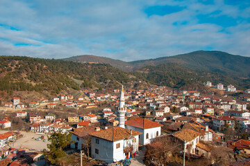 Fototapeta premium The Village of Tarakli, at Sakarya Turkey, Famous with Traditional and Historic Turkish Houses