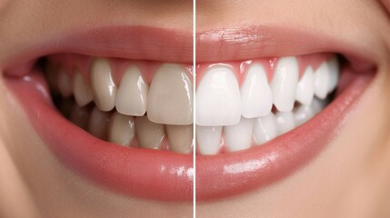 An image illustrating the transformative power of cosmetic dentistry, before and after.