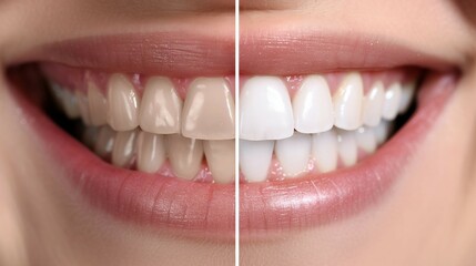 An image illustrating the transformative power of cosmetic dentistry, before and after.