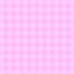 Pink gingham tablecloth plaid pattern background.