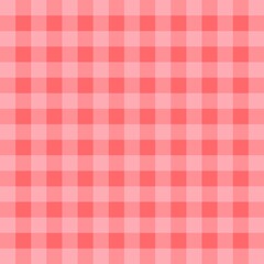 Red gingham tablecloth plaid pattern background.