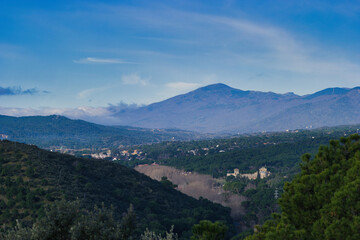 landscape, mountains, view, plants, nature, huspania, spring, tr