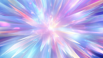 放射状にのびるカラフルなクリスタルの結晶のようなテクスチャ背景