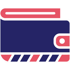 Wallet vector icon illustration of Shopping and Ecommerce iconset.