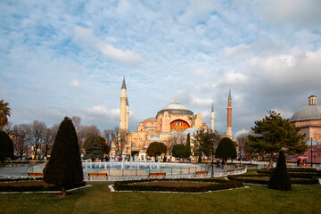 Fototapeta na wymiar Hagia Sophia (Ayasofya), Istanbul, Turkey