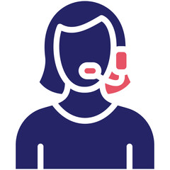 Customer Operator vector icon illustration of Shopping and Ecommerce iconset.