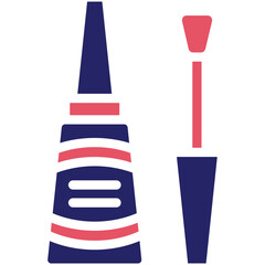 Nailpolish vector icon illustration of Spa iconset.