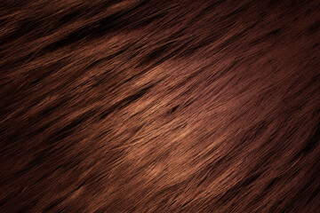 close-up chestnut female hair texture