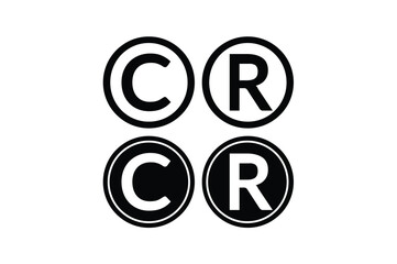 copyright and registered symbol or copyright and registered sign
