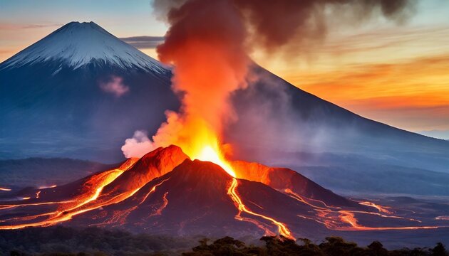 captivating images of volcanic eruptions showcasing the raw power and beauty of earth s tumultuous forces