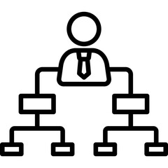 Organization Structure Icon