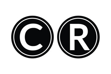 copyright and registered symbol or copyright and registered sign
