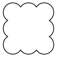 Y2k retro elements abstract shapes and symbols line.