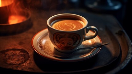 Coffee Cup on Saucer