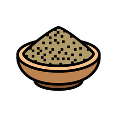 garam masala indian cuisine color icon vector. garam masala indian cuisine sign. isolated symbol illustration