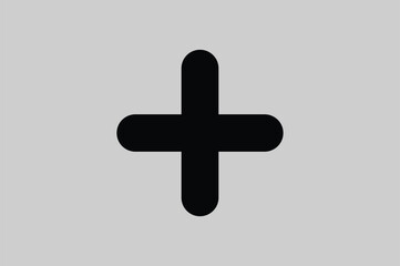 Obraz premium add or plus icon vector illustration