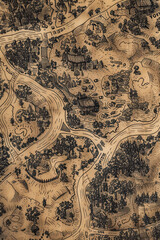 Illustration of a RPG game map.