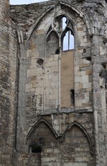 Fototapeta na wymiar The Saint Vincent cathedral ruins in Macon, Burgundy 