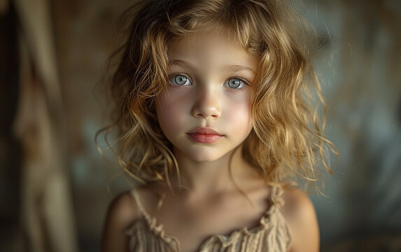 An close-up photograph of a multiracial child with blue eyes, showing the unique beauty of their eyes.