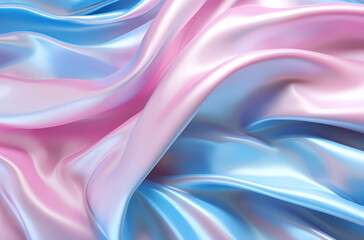 Obraz premium Gradient rainbow abstract background. Neon fabric. Premium Backgrounds. Background for greeting card design, banner, flyer, poster, brochure, voucher. Shimmering colors and gradation of shades. 