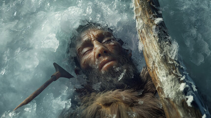 Frozen caveman - neanderthals - neanderthal - prehistoric discovery - Encased in Ice: The Prehistoric Man Unveiled