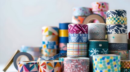 Assorted Decorative Washi Tapes Collection