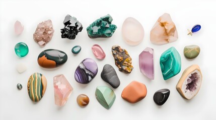 Assorted Gemstones and Minerals Collection