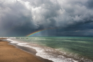 Days of rain and rainbow