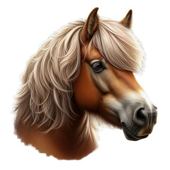 horse isolated on transparent background