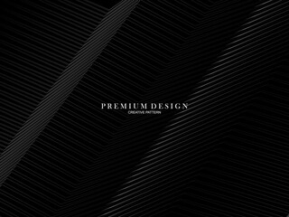 Abstract futuristic dark black background with modern design. Realistic 3d wallpaper with luxurious flowing lines. Premium backgrounds for posters, websites, brochures, cards, banners, apps, etc.