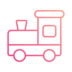 Train Icon vector. Stock illustration.