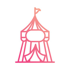 Circus Icon vector. Stock illustration.