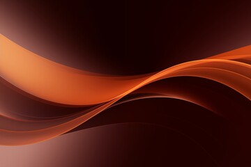 Fototapeta premium Brown wave gradient color background. Brown curve banner design. 