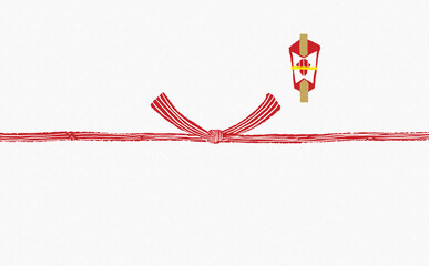 手描きモダン熨斗紙【ノーマル熨斗　結び切り】