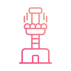 Freefall Icon vector. Stock illustration.