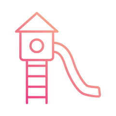 Slide Icon vector. Stock illustration.