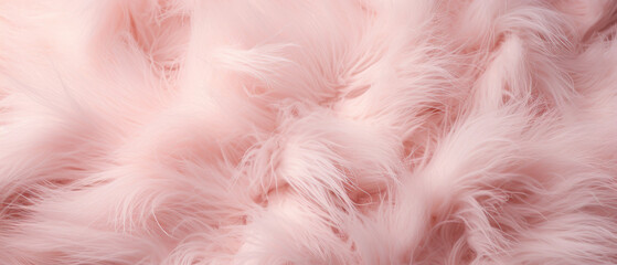 Fondo de textura con pelaje de color rosa con ondas

 - obrazy, fototapety, plakaty