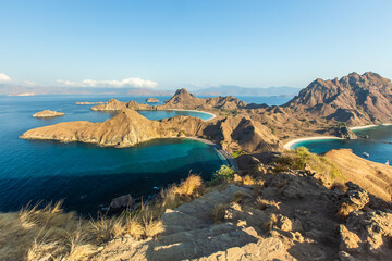 Landscape view at Padar island in Komodo islands, Flores, Indonesia.