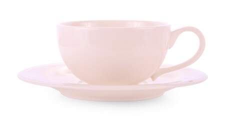 coffee ceramic cup isolated on white background.