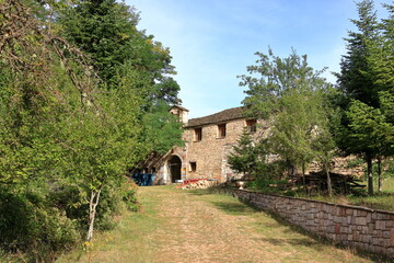 Fototapeta na wymiar St. John the Baptist's Monastery, Manastiri I Shën Prodhromit, Voskopoja, Albania