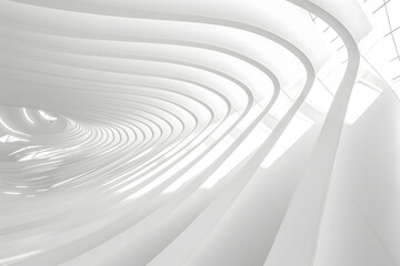 abstract white architectural structure background