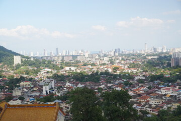 Obraz premium Town on Penang Island, Malaysia