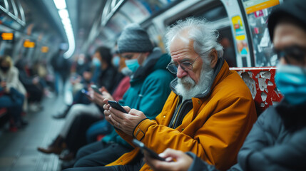 Obraz premium Smartphone addiction