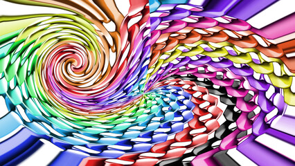 abstract colorful background with circles
