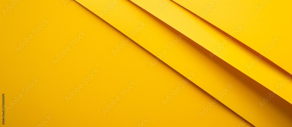 Poster vibrant yellow background with modern diagonal pattern design for artistic projects and vibrant conc