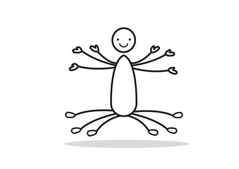 Strichmånnchen Endspannung