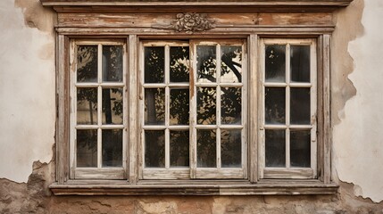 18th century window at front