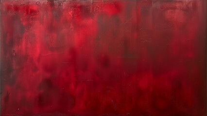 Abstract Aesthetics: A Dark Red Canvas with Oil Texture